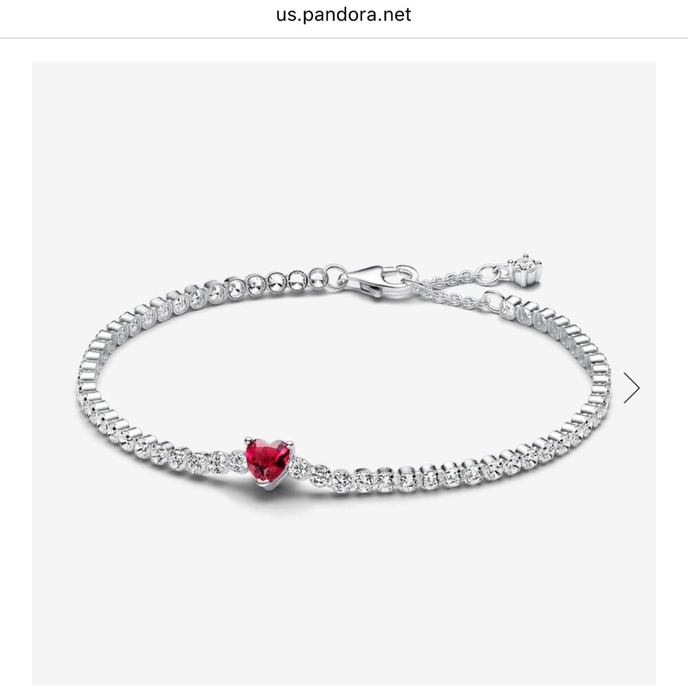 Pandora Heart Tennis Bracelet